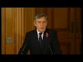 Gordon Brown talks about letter to mother of dead soldier