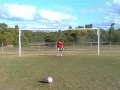the goal keeper gets smacked