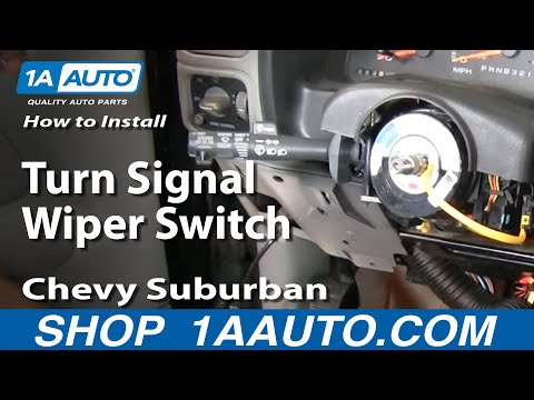 How To Install Replace PART 2 Turn Signal Wiper Switch Chevy GMC Pickup Truck 95-98 1AAuto.com