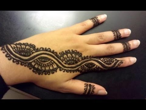 how to easy henna designs