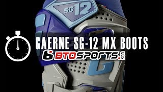 Gaerne SG-12 Motocross Boots BTOSportcom Review