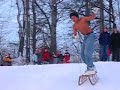 Kayo�s oben-ohne Schlittenfahrt Part Two
