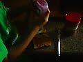 Victor finds a MySpace bulleting regarding a curse that involves caution tape, rubber chickens, the Grim Reaper, and a peanut butter and jelly sandwich.