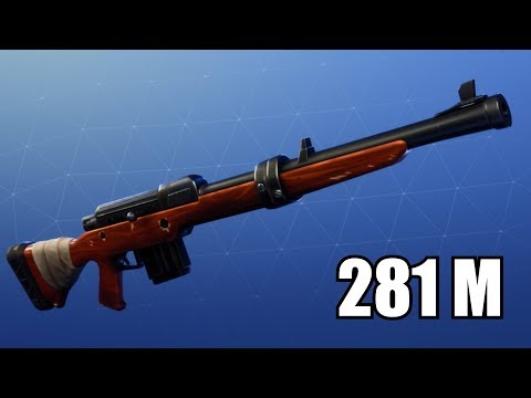 THE LONGEST HUNTING RIFLE SHOT EVER? | Fortnite