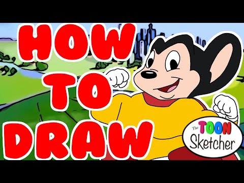 video-linktoworks-How to Draw Mighty Mouse - Step By Step Tutorial