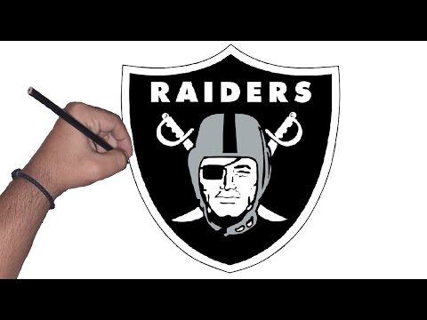 video-linktoworks-How to draw the logo of Oakland Raiders