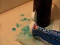 Dirty bathroom.(toothpaste) Dirty bathroom.(toothpaste)