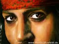 Captain JACK SPARROW - pirate painting by Martin Missfeldt