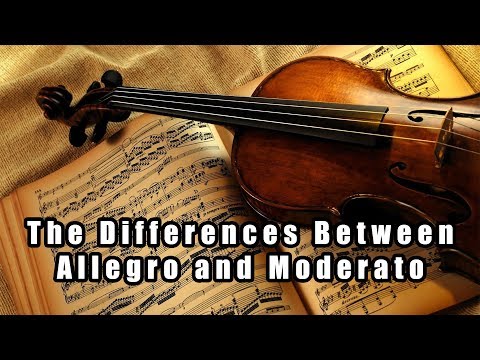 What's the difference between Allegro and Moderato?