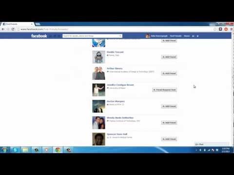 how to search for friends on facebook