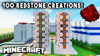 REDSTONE HOUSE (100+ Redstone Mechanisms/Redstone Creations) - PART 2