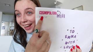 COVER REVEAL: Emma Chamberlain Sees Her COSMO COVER for the First Time! 🤩(And, Are Those Tears?!) by Cosmopolitan