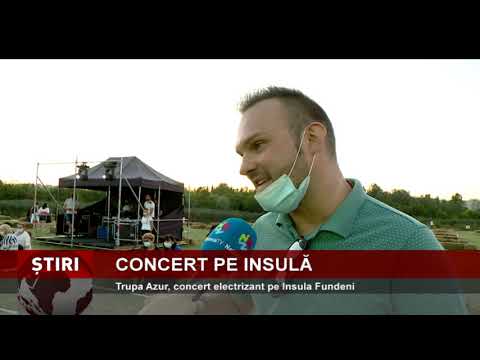 Concert incendiar ”Azur”, pe Insula Fundeni