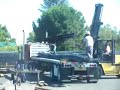 Unloading 60 foot long rebar