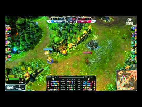 LOL CHAMPIONS SUMMER 2014 (KT Arrows vs. SKT T1 S) Match2