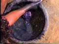 Natural Indigo Dye Fermentation Process