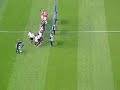 manchester-milan ingreso in campo