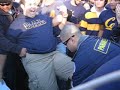 Tomer dislocates his knee in Memorial Stadium