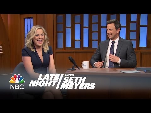 Amy Poehler Is a Showbiz Party of One - Late Night with Seth Meyers