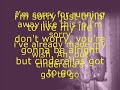 Britney Spears Cinderella lyrics