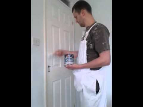 how to gloss a door