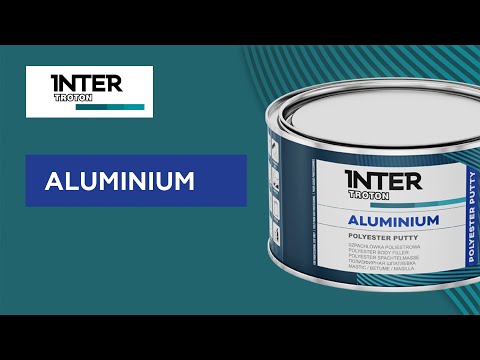 Aplicación de la masilla ALUMINIUM Inter Troton