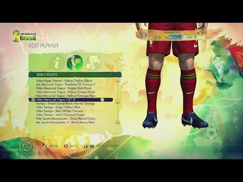FULL HD - Complete List of Boots in 2014 FIFA World Cup Brazil. Check out my channel for more FIFA content!