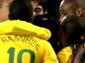 Brazil vs South Africa (1 - 0) GOAL DANIEL ALVES - Cup Confederations South Africa 2009