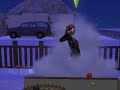 The Sims 2 Seasons Attack Snowman