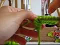 CROCHE TUNISIANO - Ponto Palito na Corrente