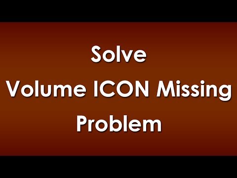 Fix Volume Icon Missing from Taskbar Problem in Windows 8/7/Vista