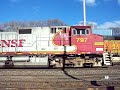 BNSF heads into the North La Crosse Yard at Sullivan Part 1