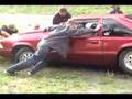 Mustang Burnout Crash