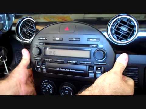 Mazda Miata MX5 Car Stereo Removal 2006-2013