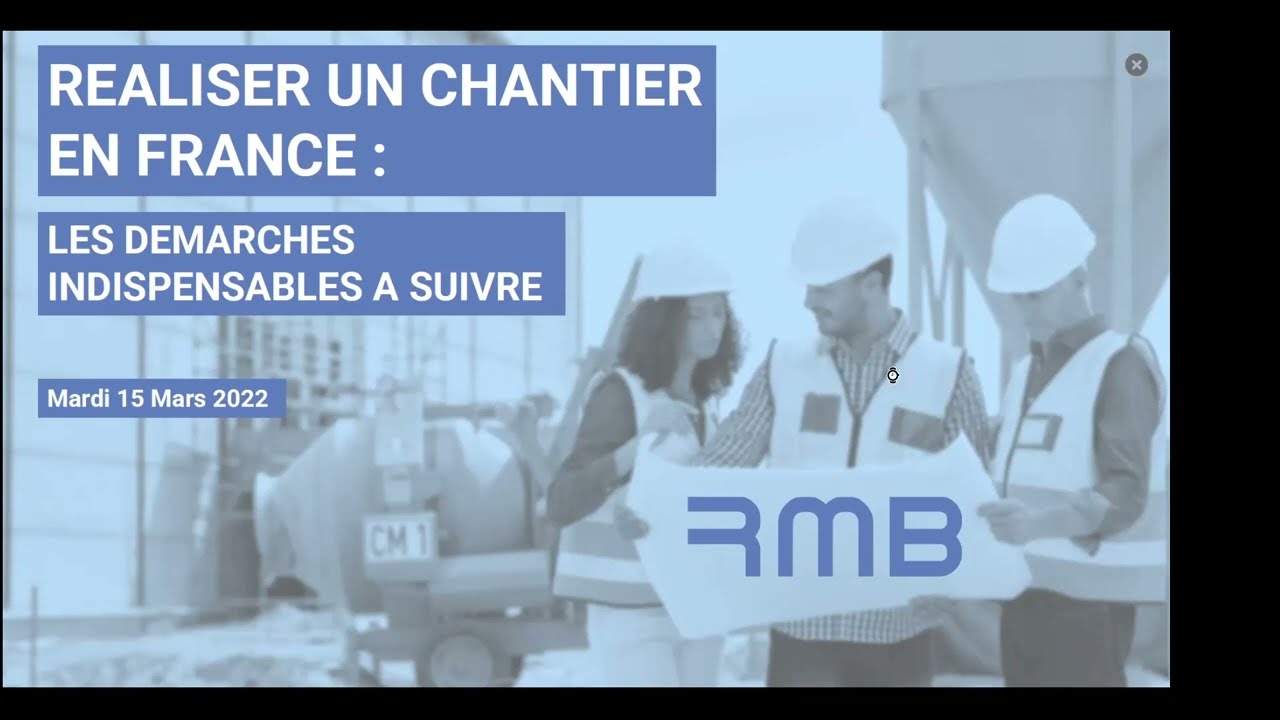 Quelles sont les démarches pour aller travailler en France ? - Les Mardis de la Construction 2022 #1