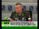 Medvedev promises withdrawal by Friday Medvedev promises withdrawal by Friday