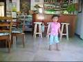 Funny & amazing three year old choreographer!