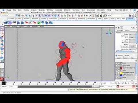 Maya Trax Animation tutorial
