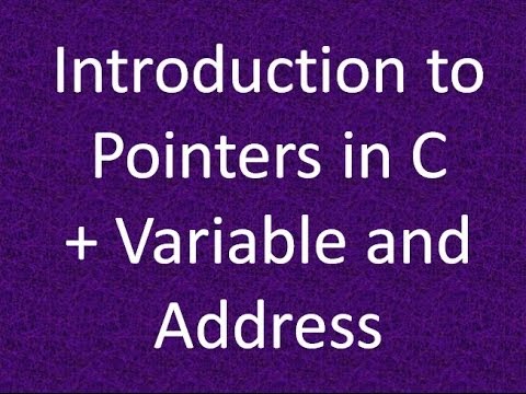 how to define pointer to an array in c