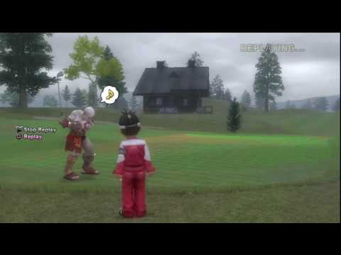 Kratos joue au golf