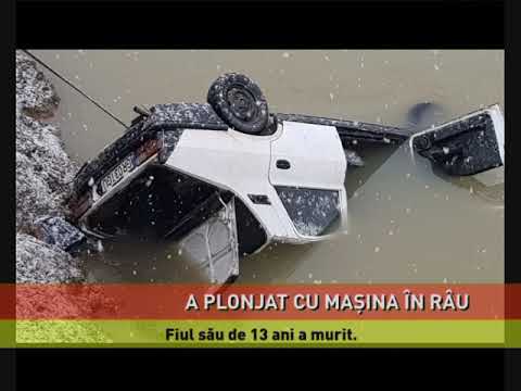 Un bărbat a plonjat cu maşina în râul Argeş. Fiul său, în vârstă de 13 ani, a murit
