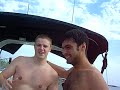 On the boat in Isla Margarita