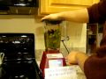 Green Orange Raw Smoothie made with Blendtec HP3A Blender