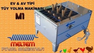 MELTEM EV & AV TİPİ TÜY YOLMA MAKİNASI YEN