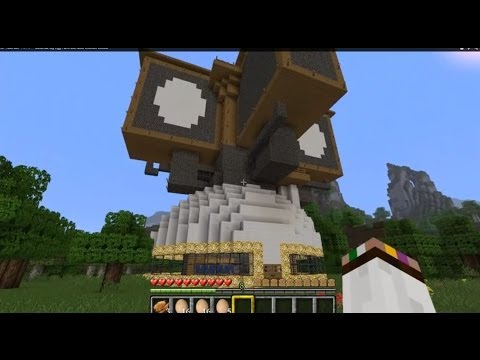 minecraft big egg farm with auto chicken cooker minecraft mass