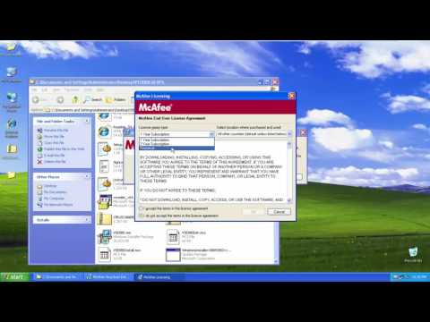McAfee VirusScan Enterprise (VSE) Standalone Installation for Windows XP
