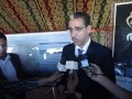 من اقوى لحظات كلمة وزير التجهيز والنقل بأيت باها
