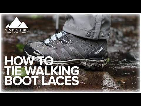 how to fasten laces