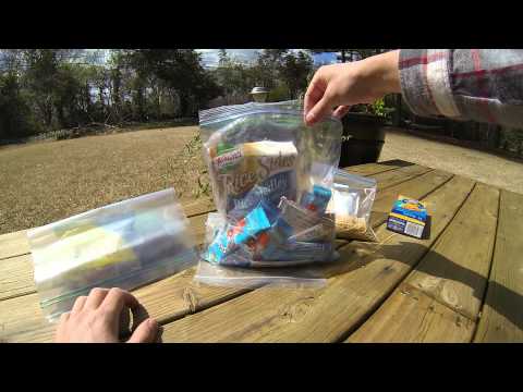 how to organize ziploc bags