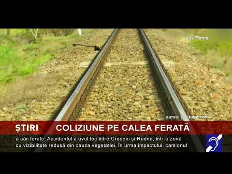 Coliziune între un camion și un tren de călători